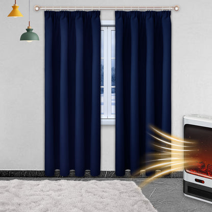 solid blackout curtain