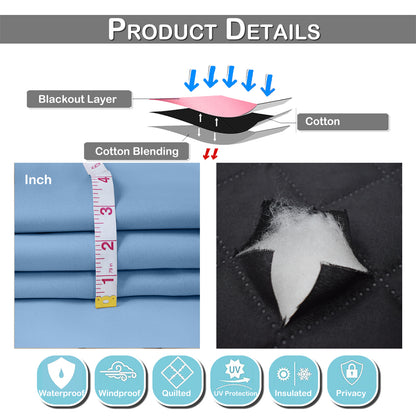 Heavy Duty Quilted Curtain