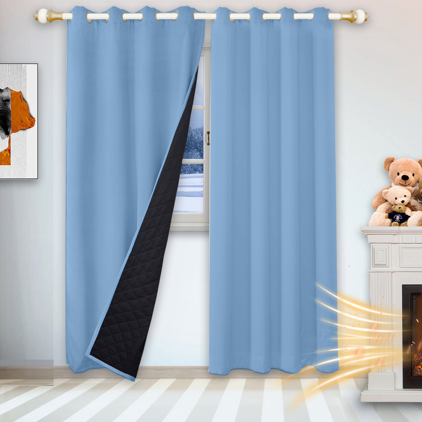 Heavy Duty Quilted Curtain