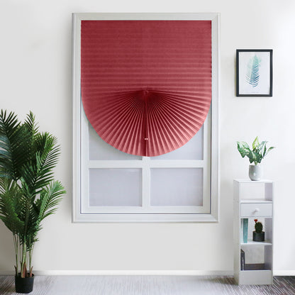 Rideaux auto-adhésifs, 1 panneau, rouge, 60*150cm/60*180cm/90*150cm/90*180cm