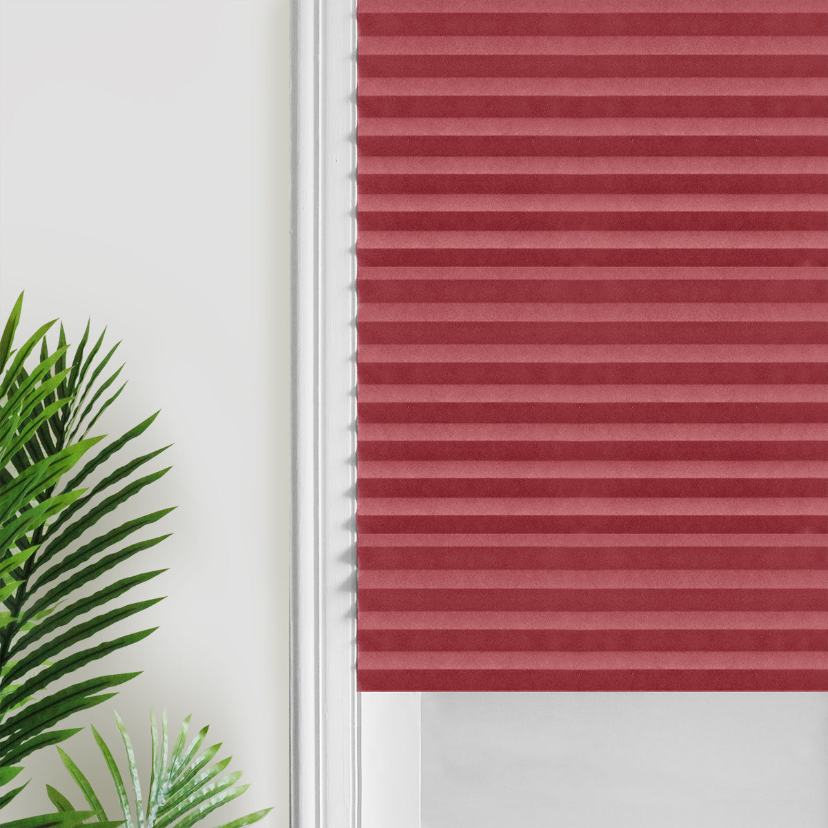 Rideaux auto-adhésifs, 1 panneau, rouge, 60*150cm/60*180cm/90*150cm/90*180cm