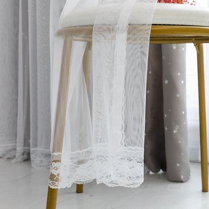 Double-Layer Curtains, 1 Panel, Gray, 132x160cm/132x213cm/132x243cm