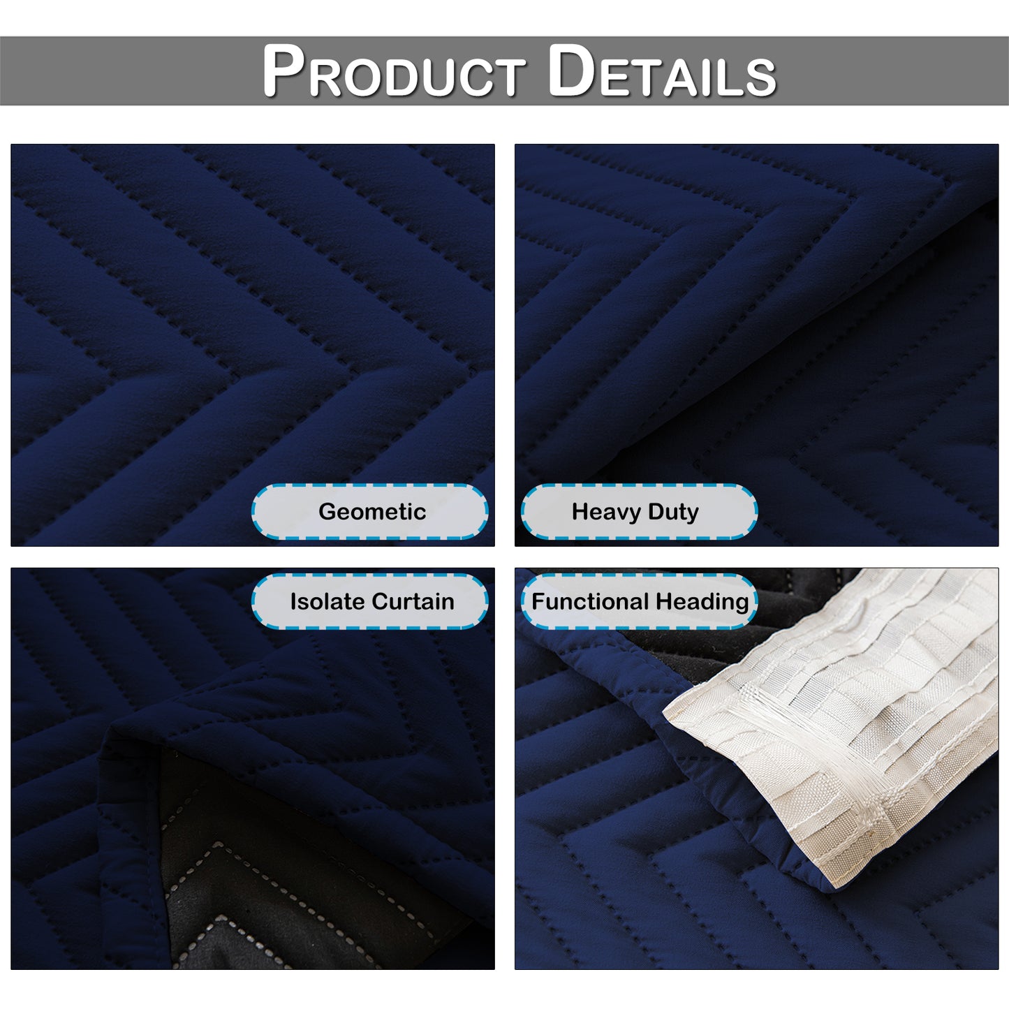 Heavy Duty Quilted Curtain