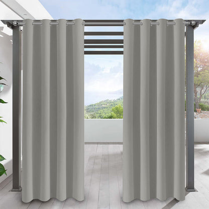 Rideau imperméable pour patio extérieur