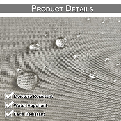 Rideau imperméable pour patio extérieur