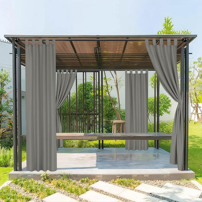 Wasserabweisender und Windstabiler Outdoor Vorhang für Terrasse und Garten