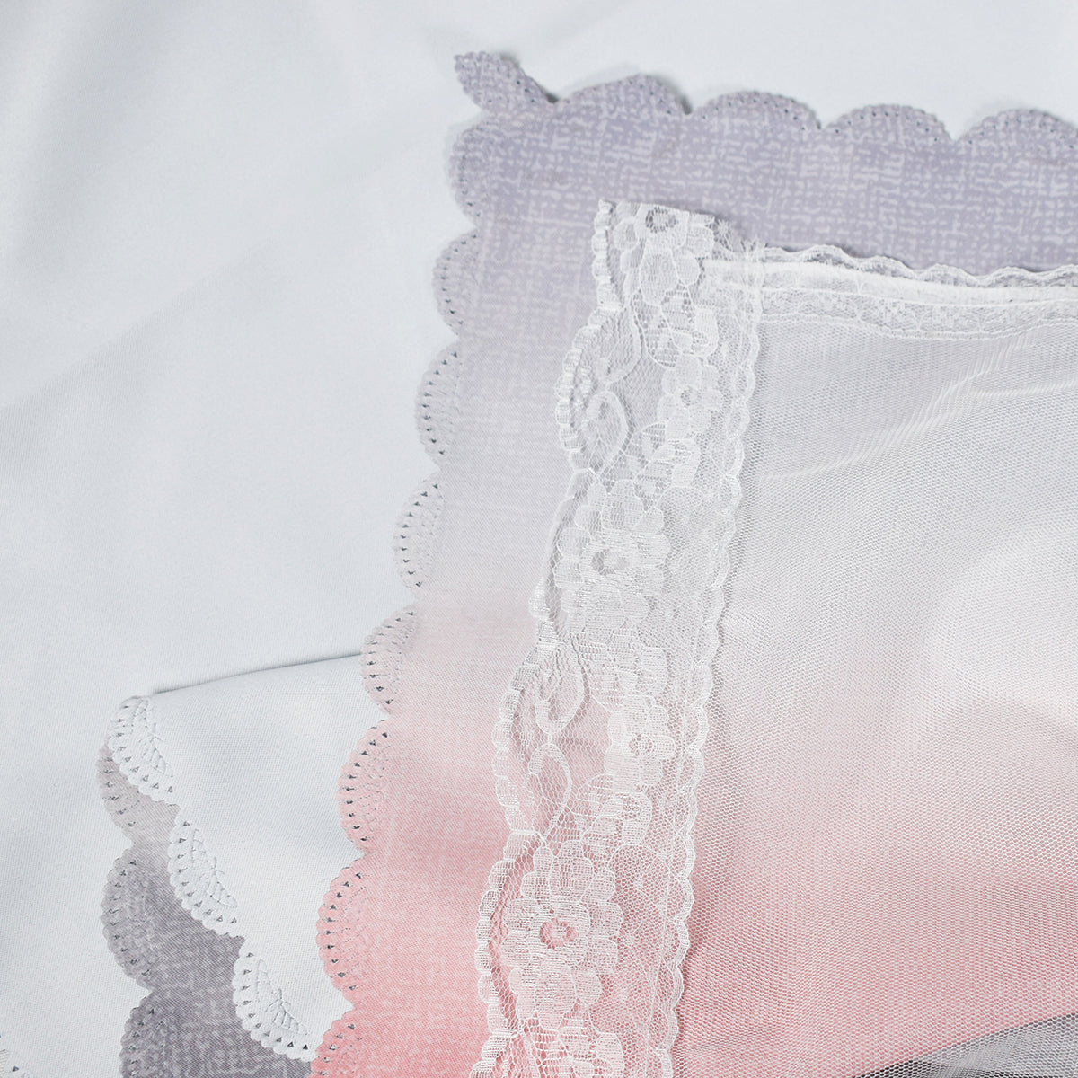 Double-Layer Princess Blackout Curtains, 1 Panel, Pink, 130x160cm/130x215cm/130x243cm