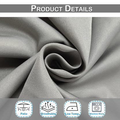Rideau imperméable pour patio extérieur