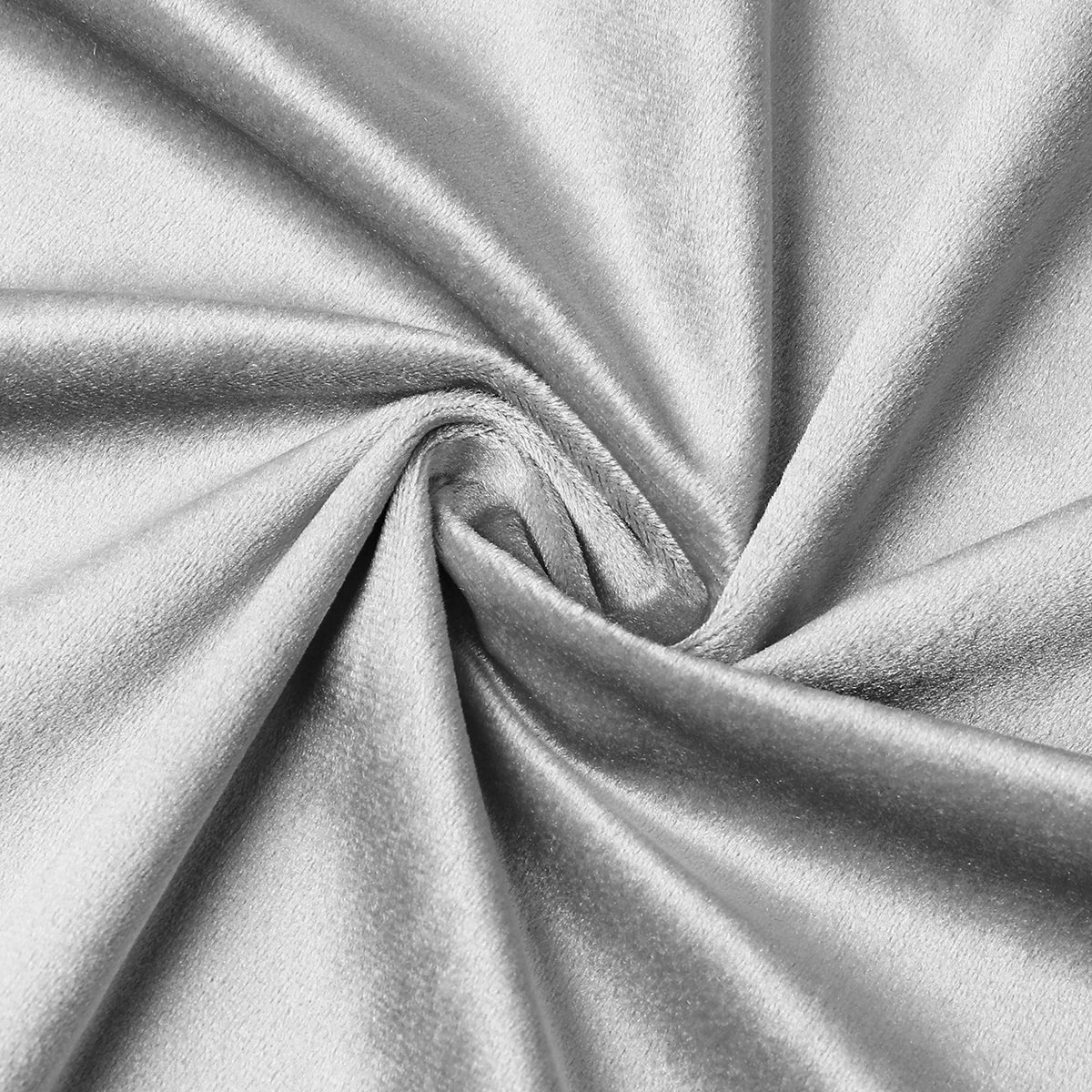 Velvet Curtains, 1 Panel, Gray, 132*164cm/132*214cm/132*244cm