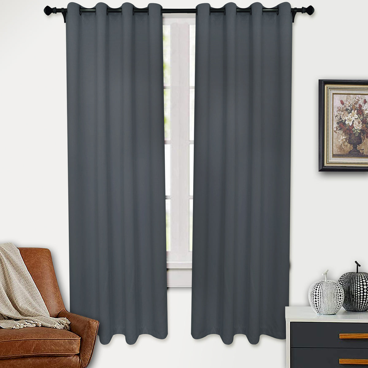 window curtain match for the curtain pole