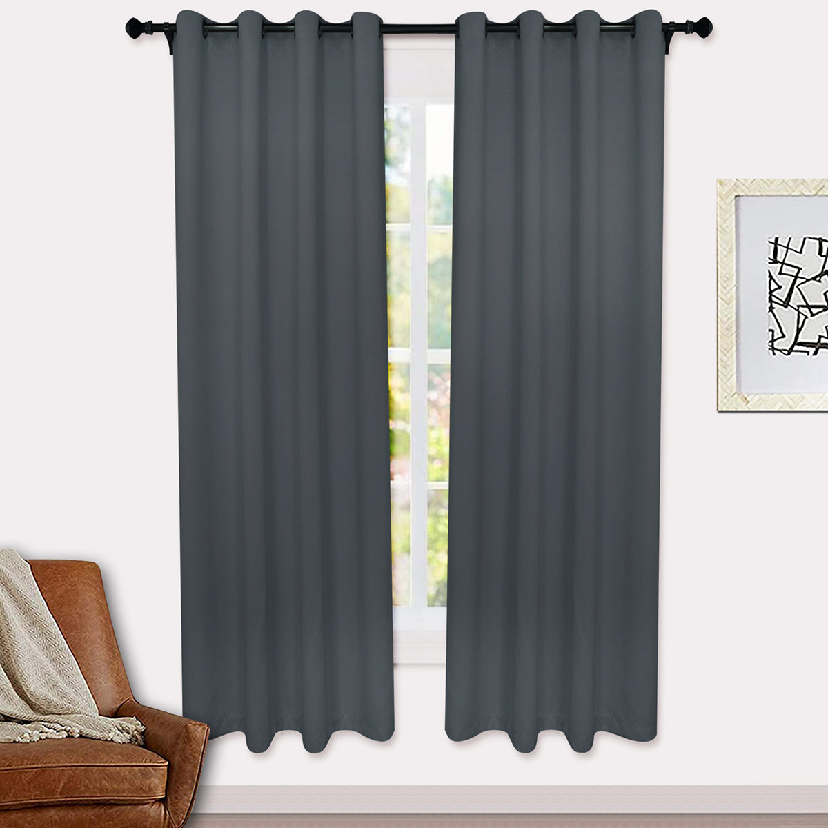 window curtain match for the curtain pole