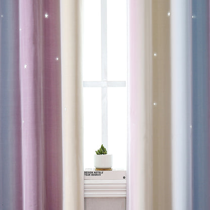 Rideaux occultants à double couche, 1 panneau, violet, 100 x 130 cm/134 x 160 cm/134 x 210 cm/134 x 240 cm