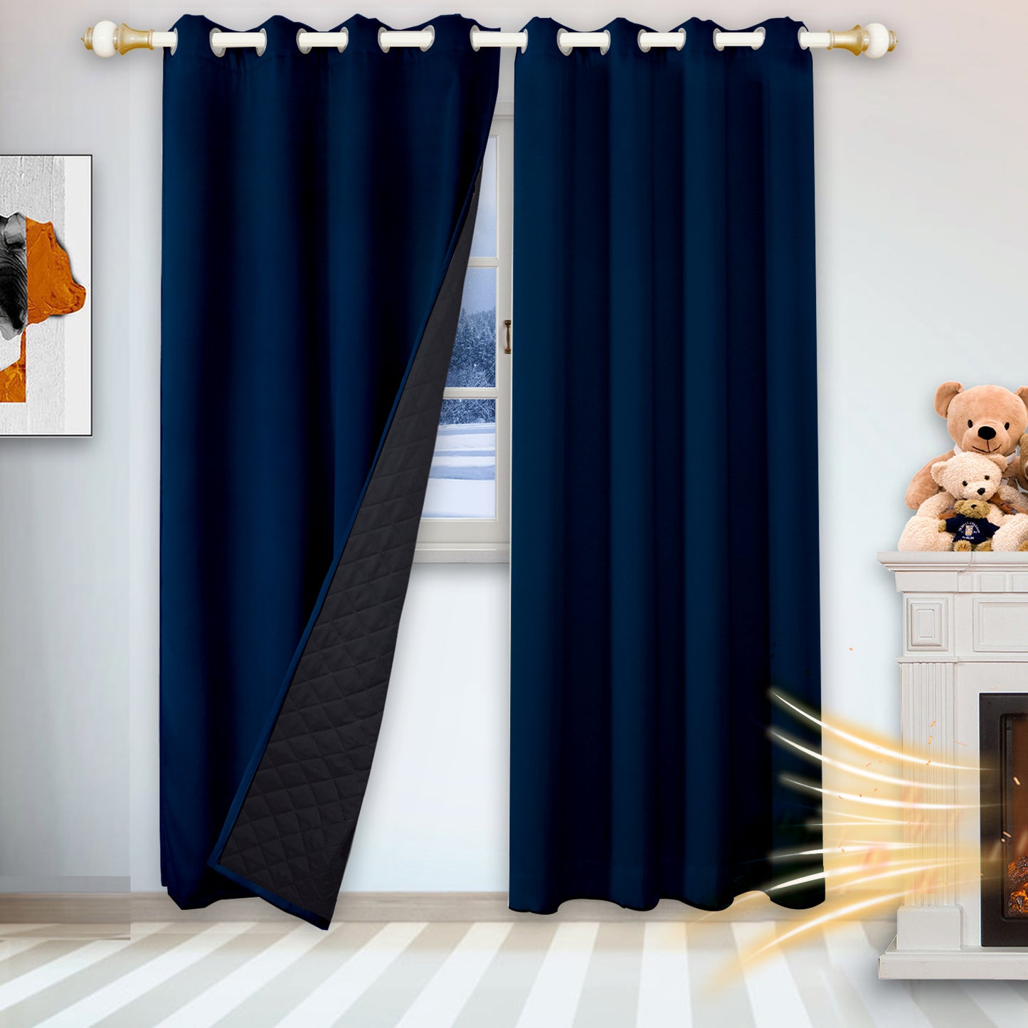 Heavy Duty Quilted Curtain