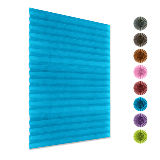 Self Adhesive Curtains, 1 Panel, Blue, 60*150cm/60*180cm/90*150cm/90*180cm