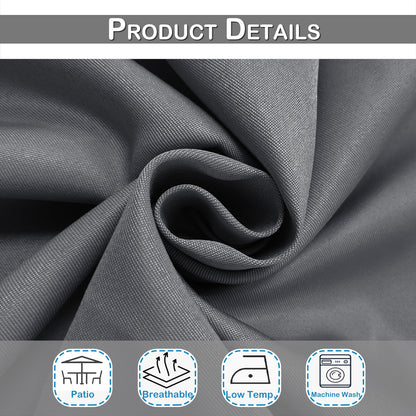 Rideau imperméable pour patio extérieur