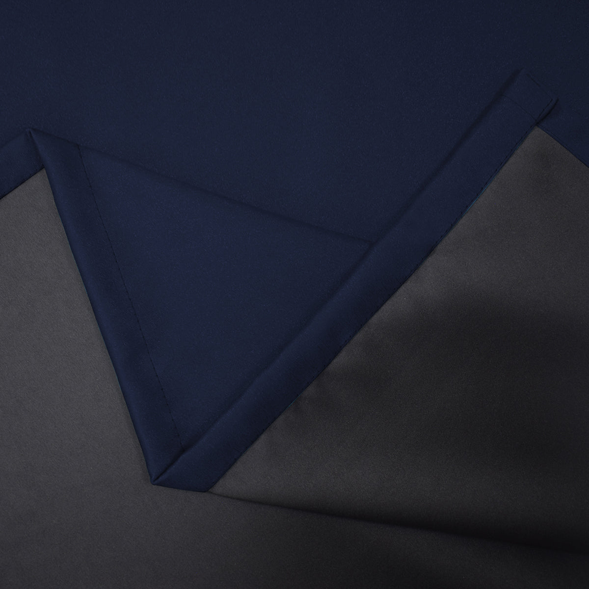 Rideaux 100 % occultants, 1 panneau, bleu marine, 132 cm x 160 cm/132 cm x 213 cm