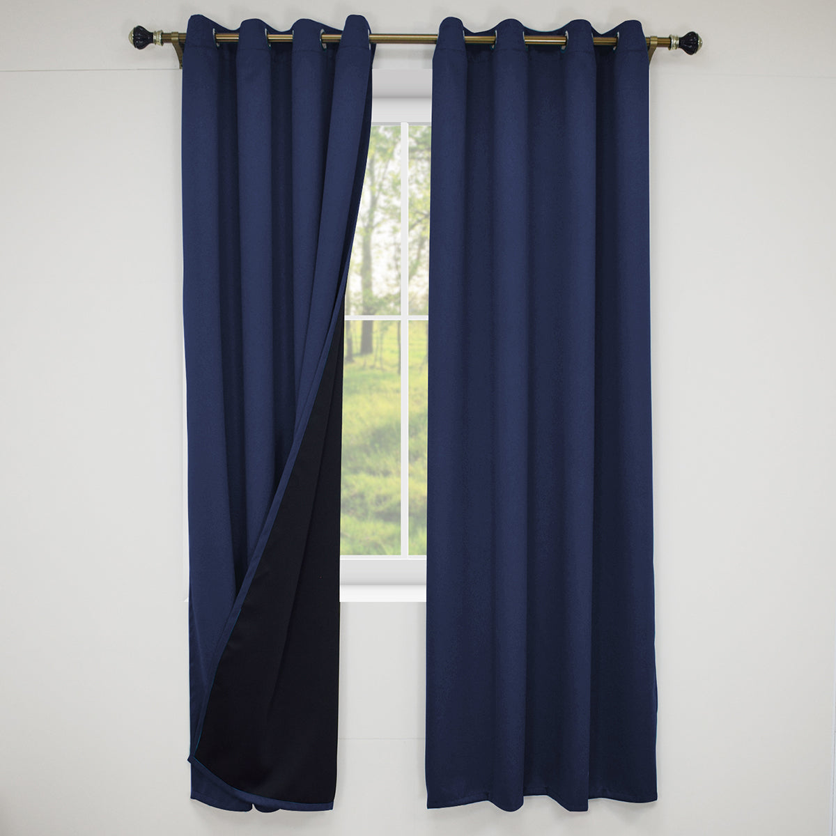 window curtain match for the curtain pole