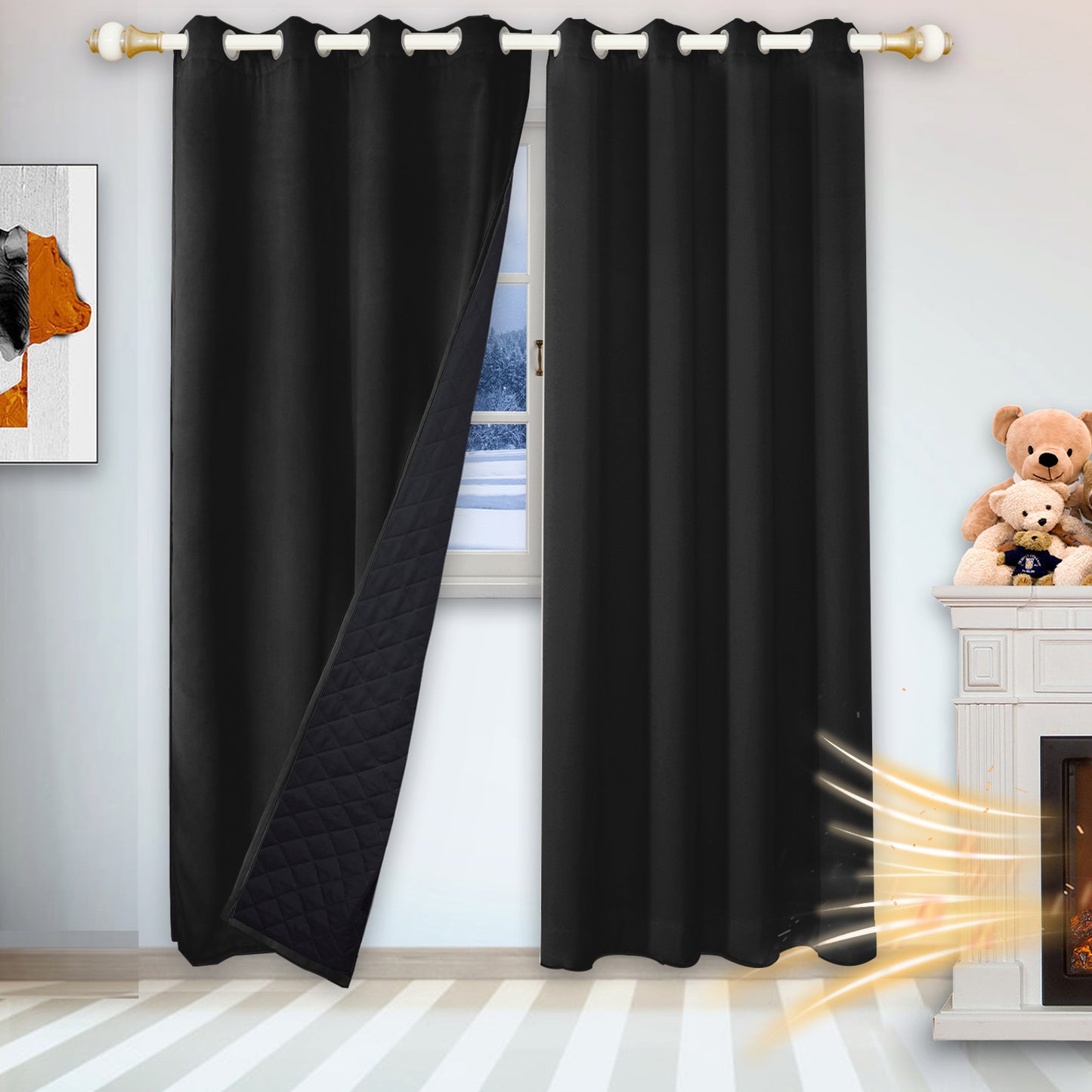 Heavy Duty Quilted Curtain
