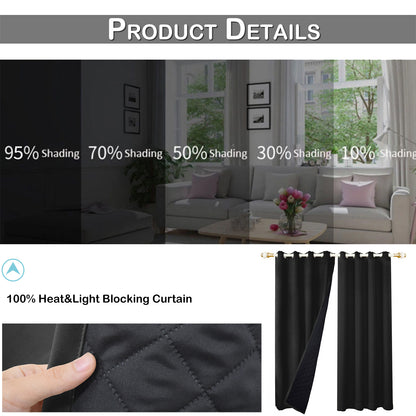 Heavy Duty Quilted Curtain