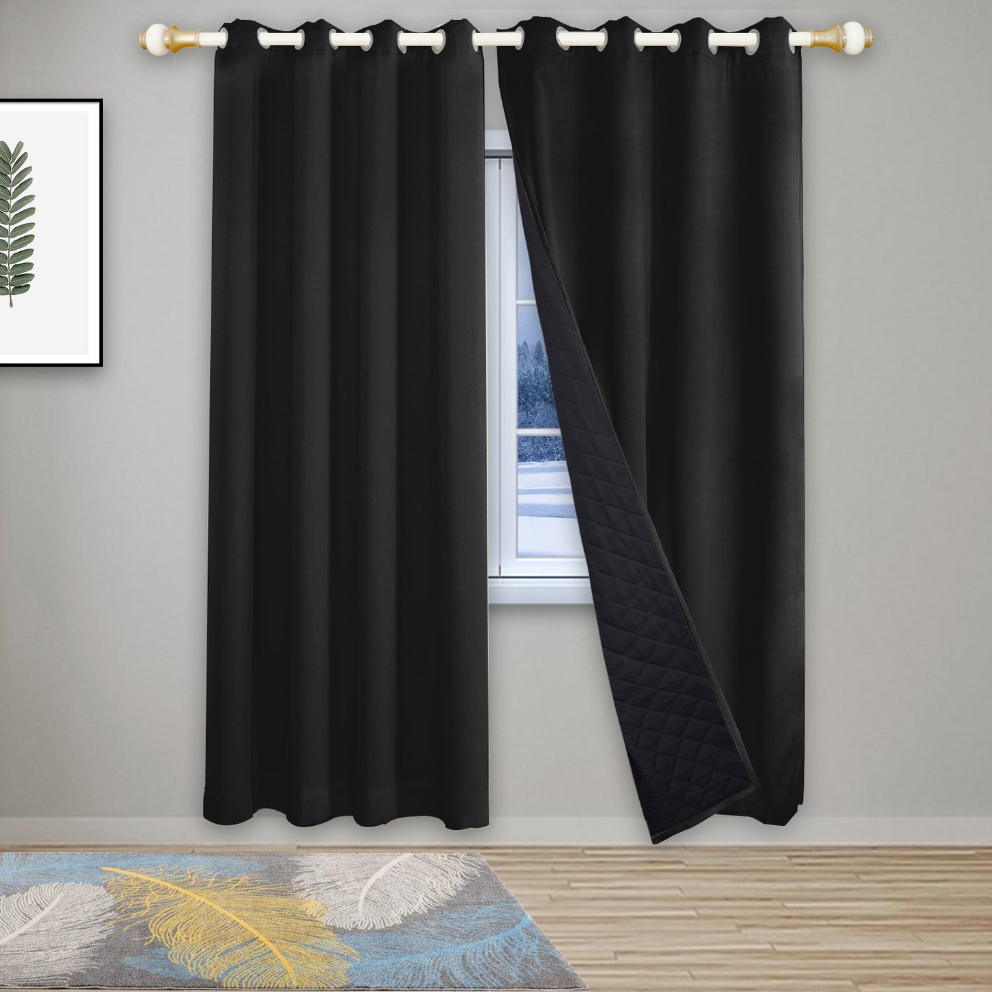 Heavy Duty Quilted Curtain
