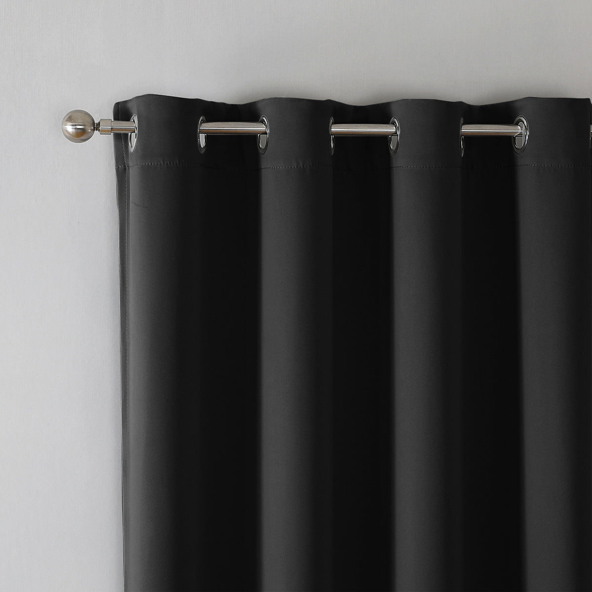 Verdunkelungsvorhänge, 1 Panel, Schwarz, 100*130cm/132*160cm/132*213cm/132*245cm