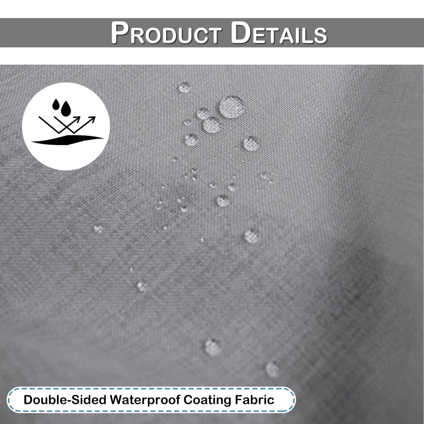 Patio Waterproof Outdoor Curtains 1 Panel