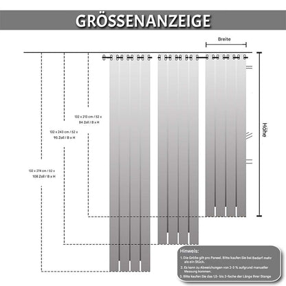 Rideau extérieur imperméable à œillets, protection thermique et occultant, 5 coloris