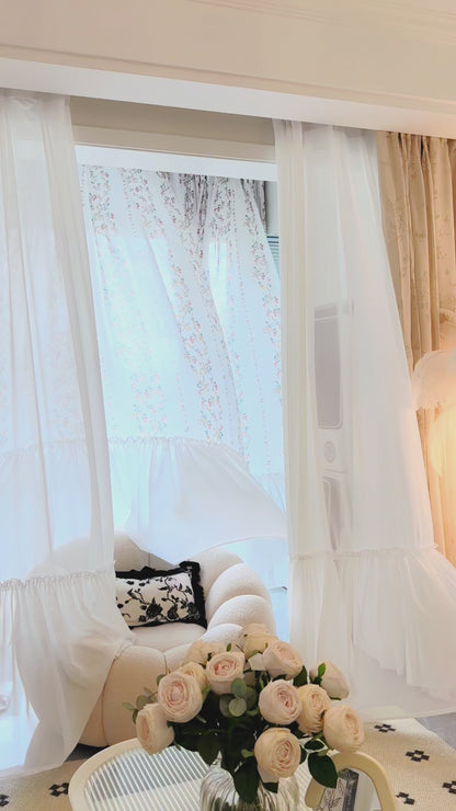 Florale Gardinen nach Maß · Brielle