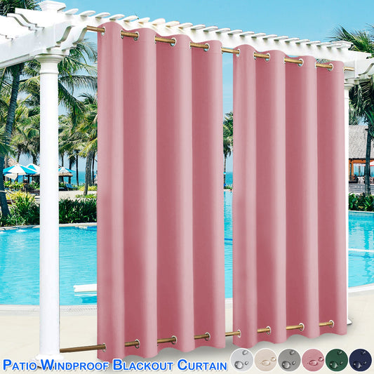 windproof patio curtain